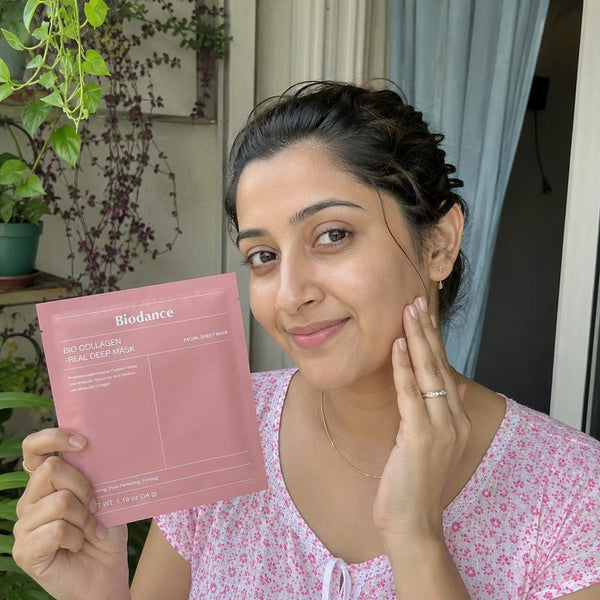Sovira customer with the overnight glow mask