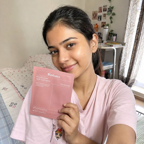 Sovira customer with the overnight glow mask
