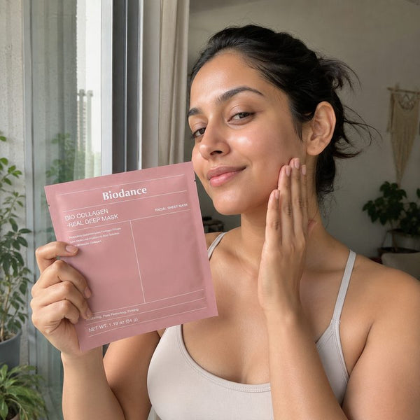 Sovira customer with the overnight glow mask