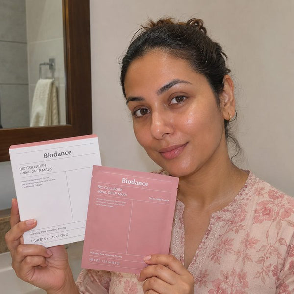 Sovira customer with the overnight glow mask