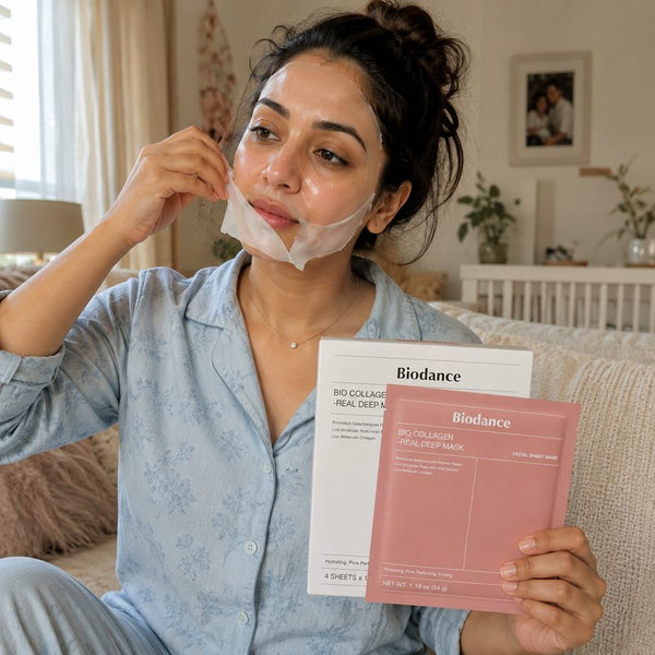 Sovira customer with the overnight glow mask