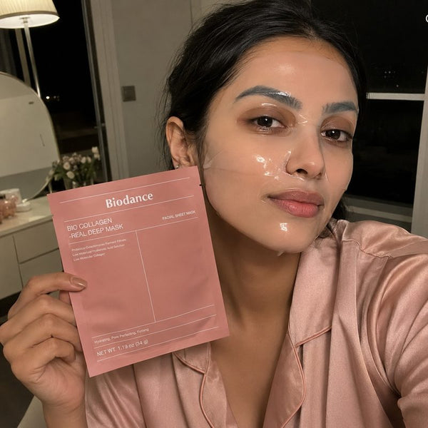 Sovira customer with the overnight glow mask